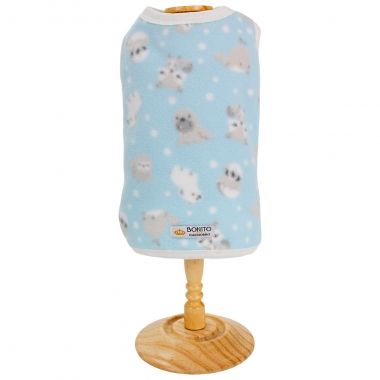 Blusa Vi�s B�sica Bichinhos Azul