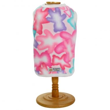 Blusa Vi�s B�sica Urso Rosa 