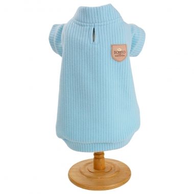 Blusa Soft Canelada Azul Beb�