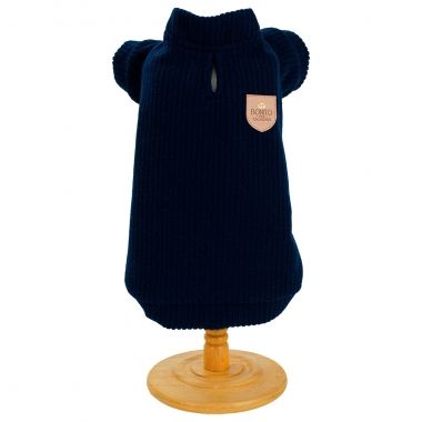 Blusa Soft Canelada Marinho