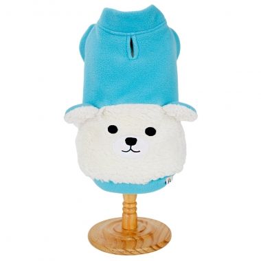 Blusa Pel�cia Urso Azul 