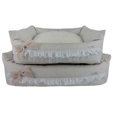 Cama Grace Linen Bege  