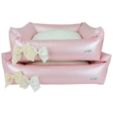 Cama Grace Glossy Rosa