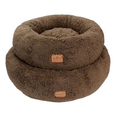 Cama Redonda Pel�cia Marrom 