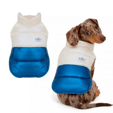 Blue Puffer Cape