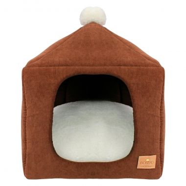 Casinha Corao Cotel Marrom 