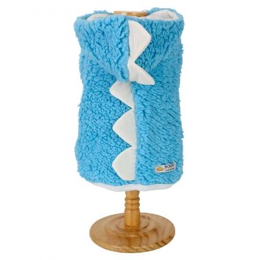 Casaco Pel�cia Dino Azul