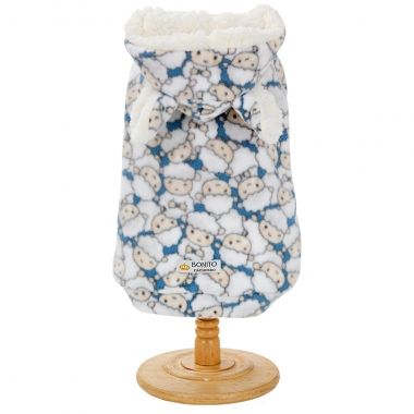 Casaco Capuz Ovelha Azul