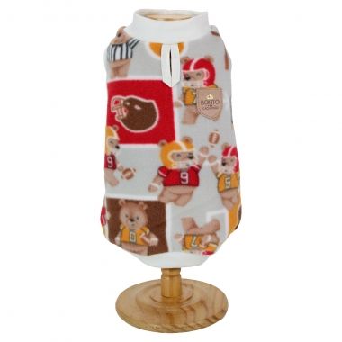 Casaquinho Soft Urso Vermelho 