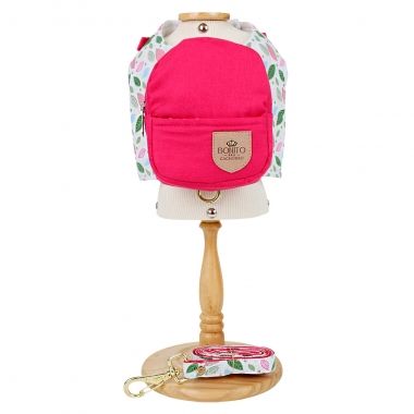 Colete Mochila Diversity Folhas Pink