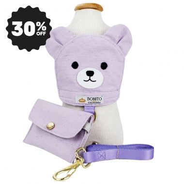 Coleira Peitoral Ursinho Lils