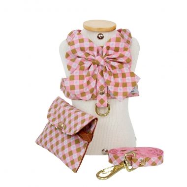 Coleira Peitoral Charme Caramelo 