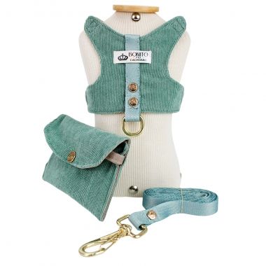 Coleira Peitoral Cotel� Verde