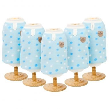 Combo 5 Casaquinhos Estampados Bola Azul