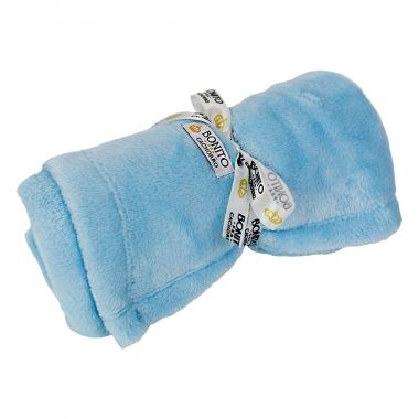 Manta B�sica Fleece Azul 