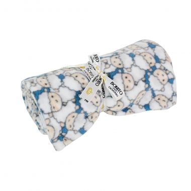 Manta B�sica Ovelha Azul 