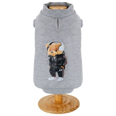 Moletom Basic Urso Mescla