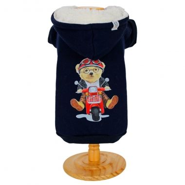 Moletom Capuz Urso Marinho