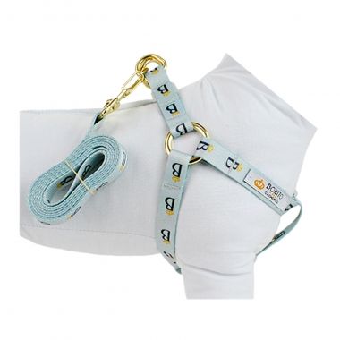 Peitoral Americano Seda Estampado Logo Azul Beb 