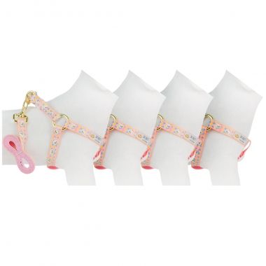 Combo Peitoral Americano Seda Urso Rosa