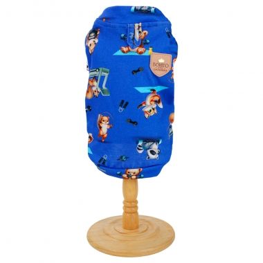Regata Bichos Azul 
