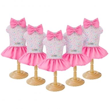 Vestido Combo Bola Rosa 