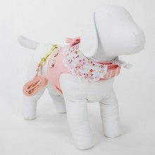 Colete com guia para cachorro