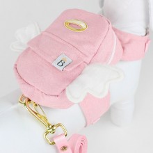 Colete com guia para cachorro
