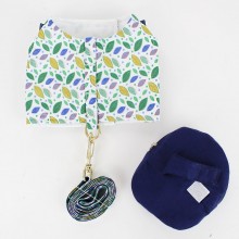 Colete com guia para cachorro