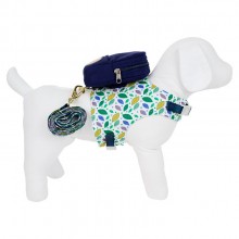 Colete com guia para cachorro