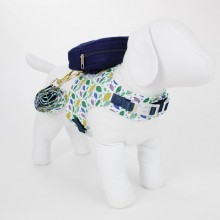 Colete com guia para cachorro