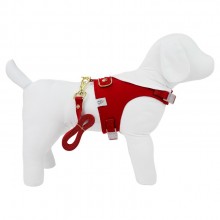 Colete com guia para cachorro