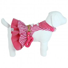 Vestido com guia para pet